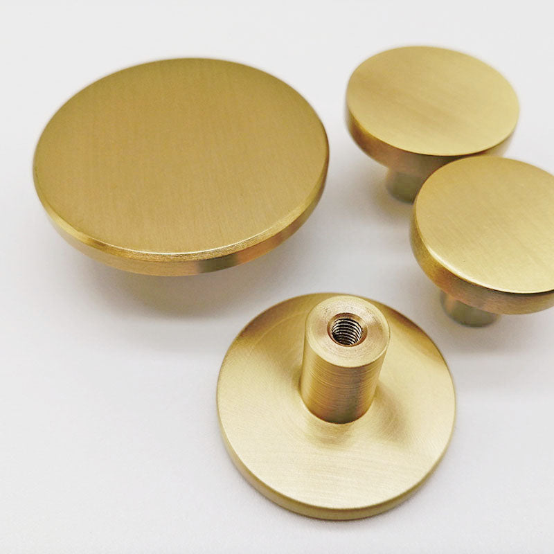 TS1001 Single Hole Brass Knob- 25mm, 28mm, 30mm,44mm-5packs