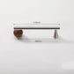 WODE Brass & Walnut Wood Cabinet Pulls, Solid Wood & Chrome Brass Drawer Pull Knobs for Kitchen Cupboard Wardrobe Dresser
