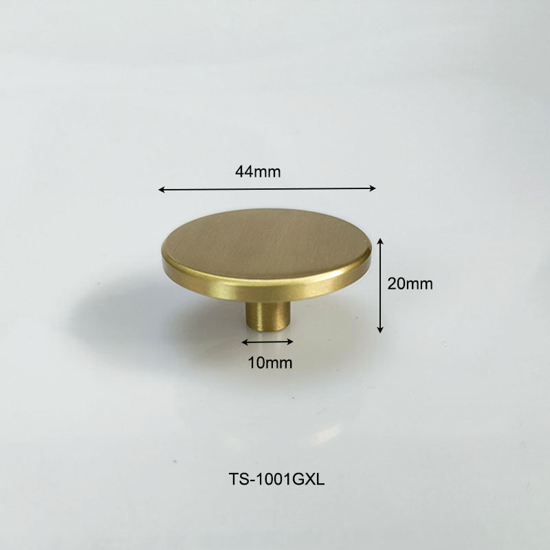 TS1001 Single Hole Brass Knob- 25mm, 28mm, 30mm,44mm-5packs