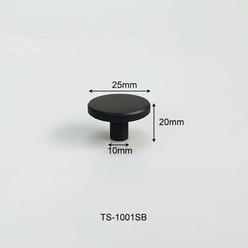 TS1001 Single Hole Brass Knob- 25mm, 28mm, 30mm,44mm-5packs