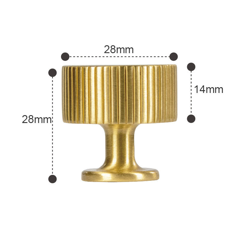 FIANA Solid Brass Cabinet Handle-Vertical Line