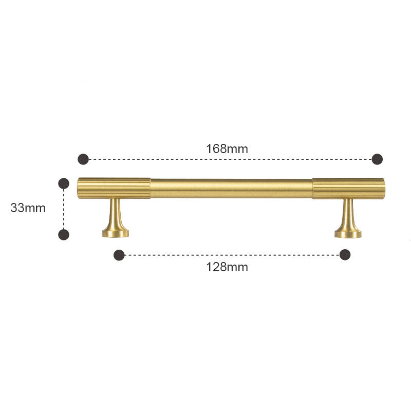 FIANA Solid Brass Cabinet Handle-Vertical Line