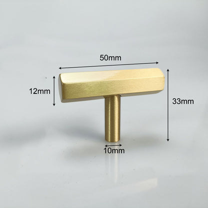 TS6001 Solid Brass Hexagonal Handle