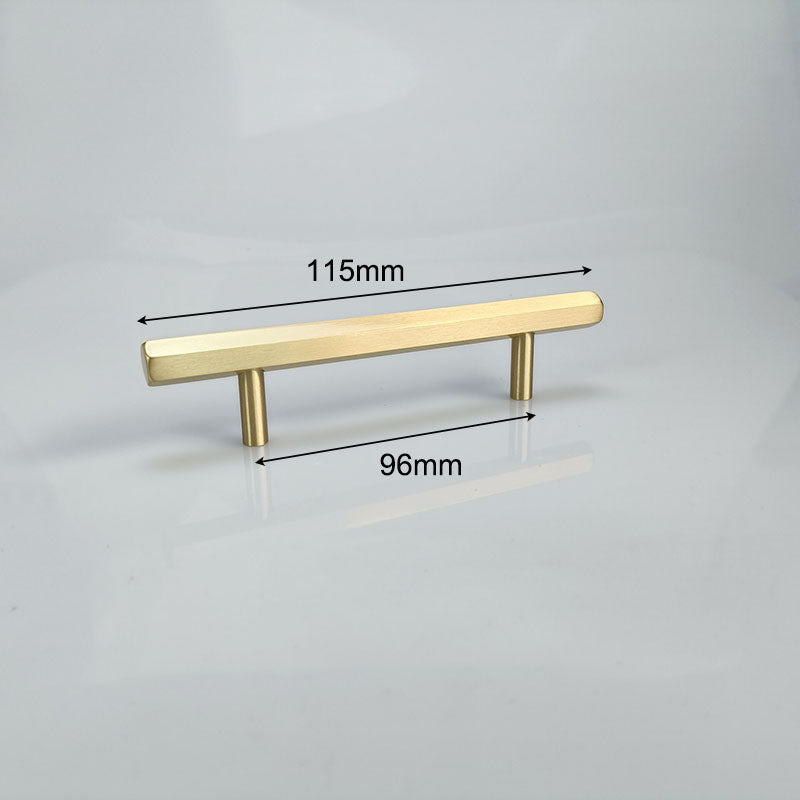 TS6001 Solid Brass Hexagonal Handle