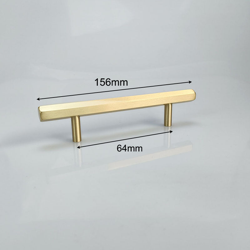 TS6001 Solid Brass Hexagonal Handle