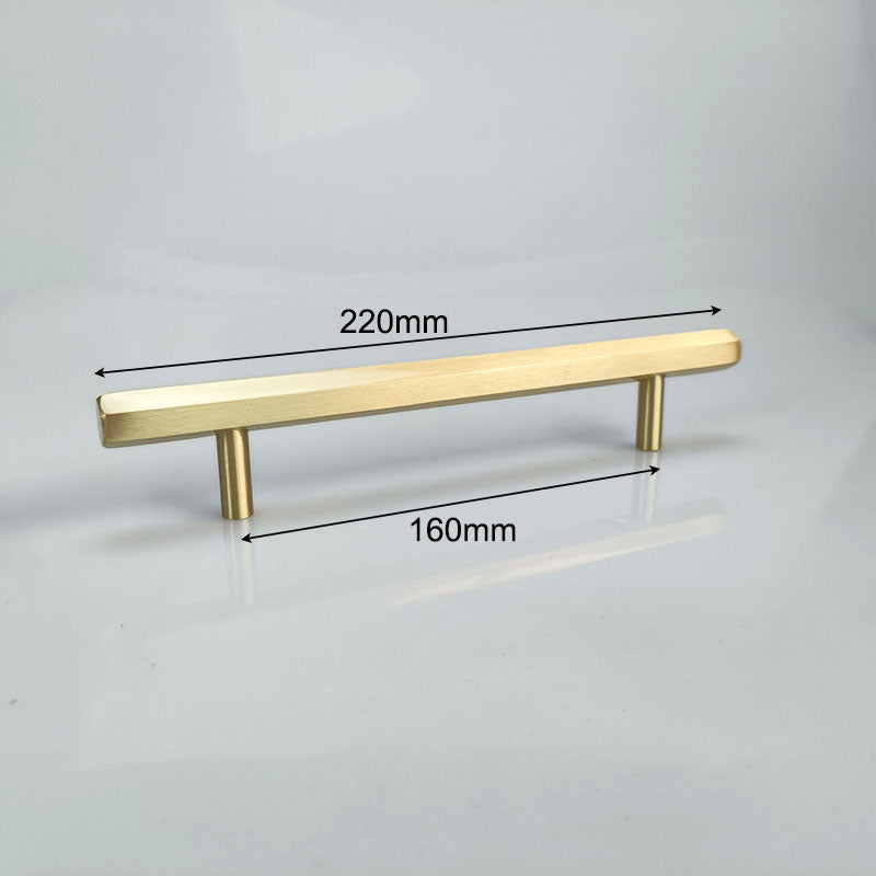 TS6001 Solid Brass Hexagonal Handle