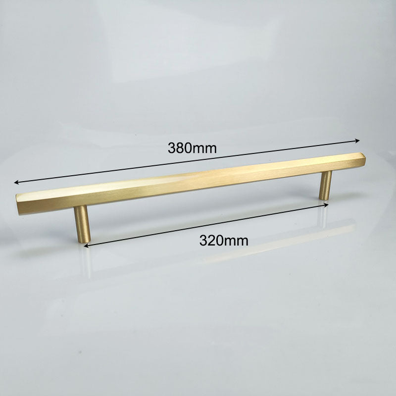 TS6001 Solid Brass Hexagonal Handle