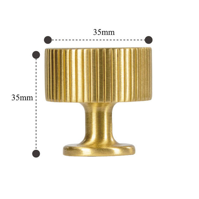 FIANA Solid Brass Cabinet Handle-Vertical Line